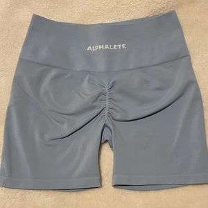 Alphalete Amplify Short Shorts - Ice Blue Medium